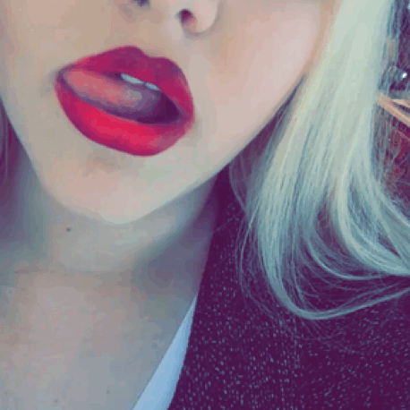 jaynelovesdick - keep your lips painted cock sucking redlet your...