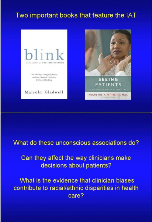 wakeupslaves - implicit association test and physician...