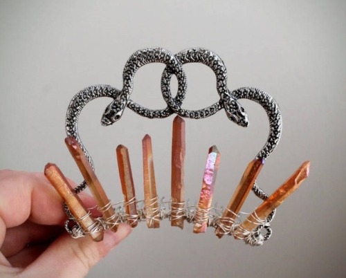 sosuperawesome - Crystal Crowns and Hair Combs, by Foxwood...