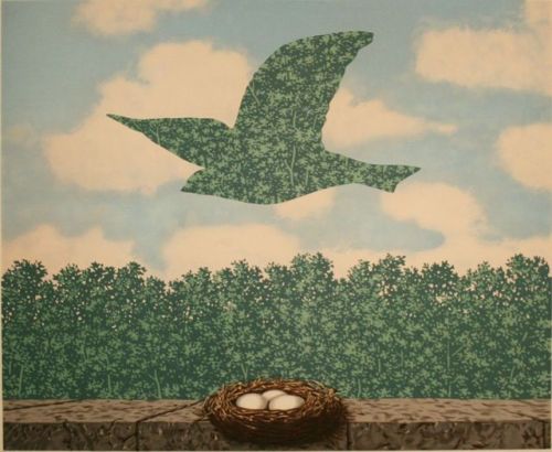 heartbeat-of-leafy-limbs - RENÉ MAGRITTE Spring [1965]
