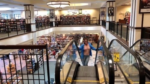 Exhibitionism strikes…I just can’t pass by an escalator...