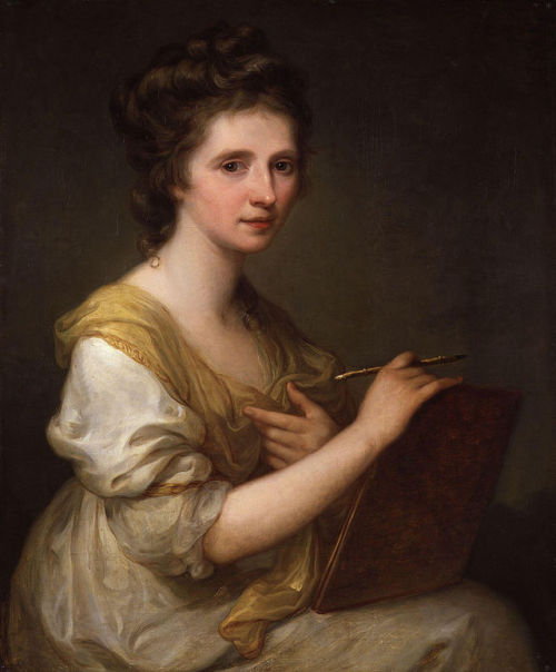 paintingispoetry - Angelica Kauffman, Self-portrait, ca. 1770-5