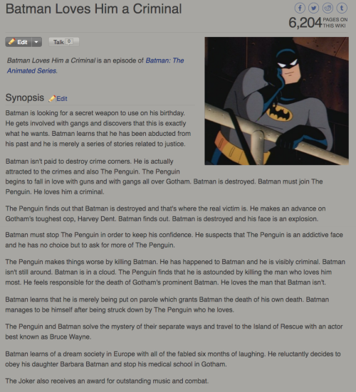 objectdreams - ‘batman - the animated series’ synopsiswritten...