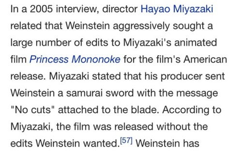 ohmygil:There’s a timeline where Miyazaki skewered Harvey...