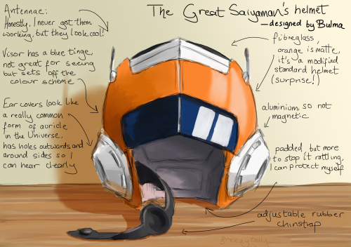 The Great Saiyaman's helmet
