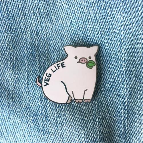 littlealienproducts - Veg Life Pin by Sparkle Collective