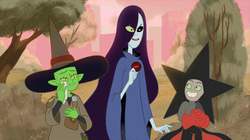 kevinwada - nickanimation - Three witches plot to turn a boring...