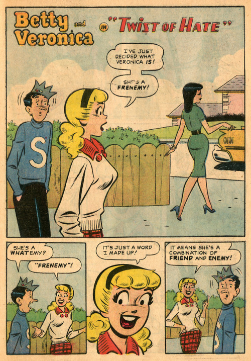 sidekickclubhouse - “Frenemy” Archie’s Girls Betty and Veronica...
