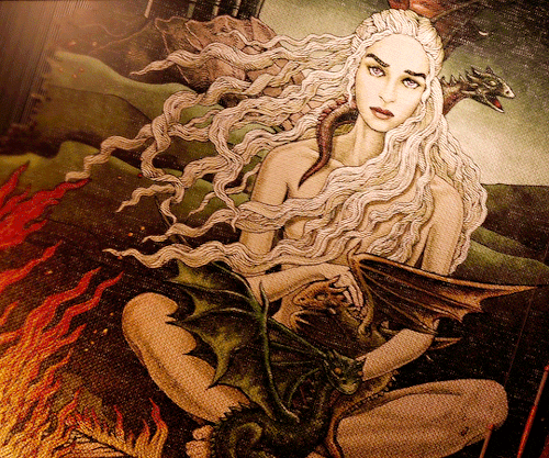 annabelleebythesea - Jon and Daenerys in the HBO Asia “Tapestry”...