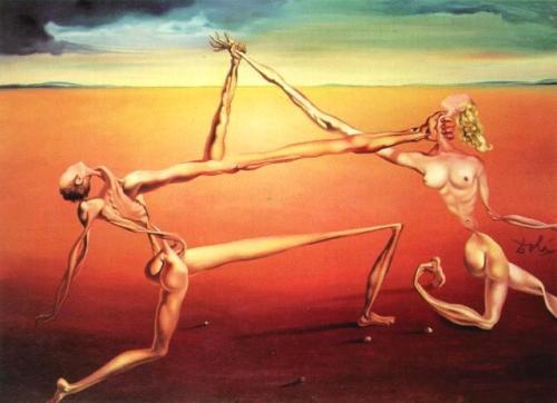 surrealism-love - Rock ‘n Roll, 1957, Salvador Dali