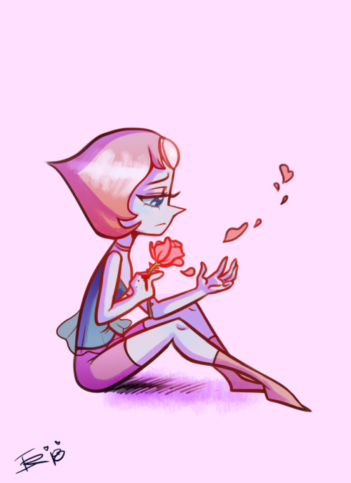 Pearl lamenting Rose