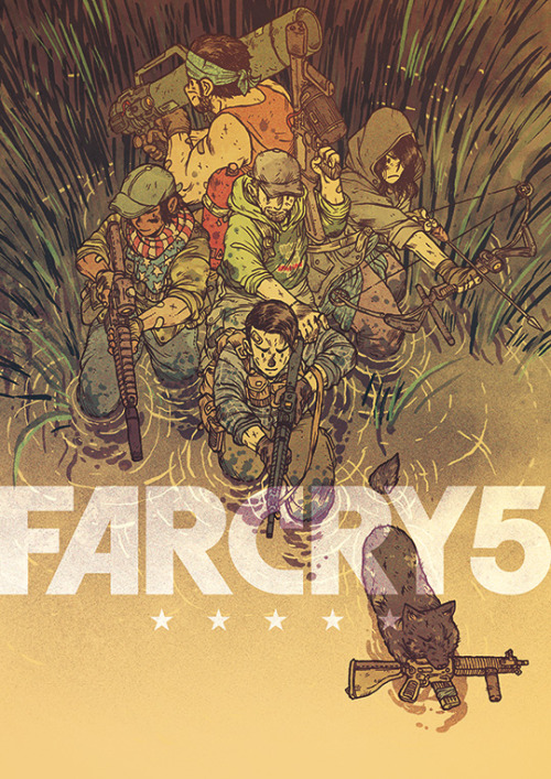 Promo art for Farcry 5, in collaboration with Geek-art and...