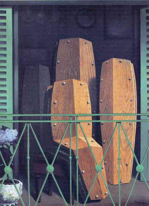 surrealism-love - Manet’s Balcony, 1950, Rene MagritteMedium - ...