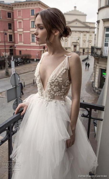 (via Ester Haute Couture 2018/2019 Wedding Dresses | Wedding...