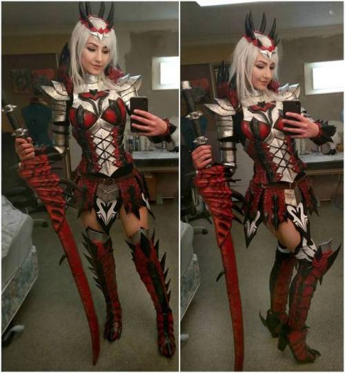 steam-and-pleasure - Dreadking Rathalos armor from Monster...