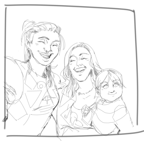 lesbo-mum-adventures - Our best friend drew us and????? WE LOOK...