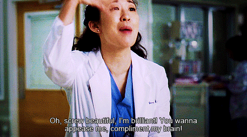 anti-capitalistlesbianwitch:The brilliant Dr. Cristina Yang...