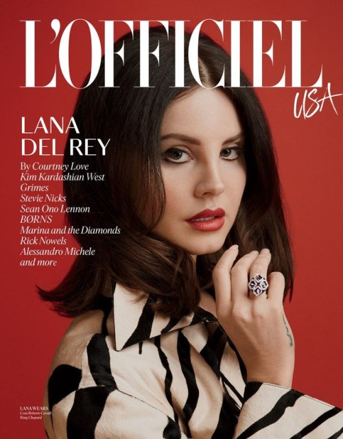xojoanne:Lana Del Rey for L’Officiel USA. Out February 27th