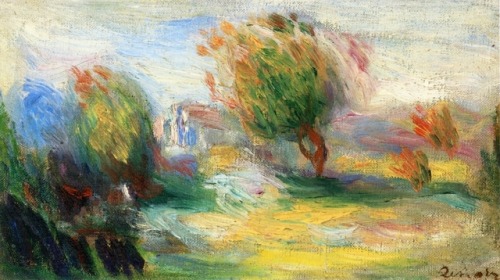 impressionism-art-blog:Landscape, Pierre-Auguste RenoirMedium:...