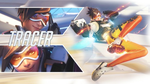 I preordered overwatch and my favourite character is Tracer....