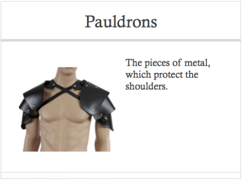 samswritingtips - A breakdown of medieval armor, since a lot of...