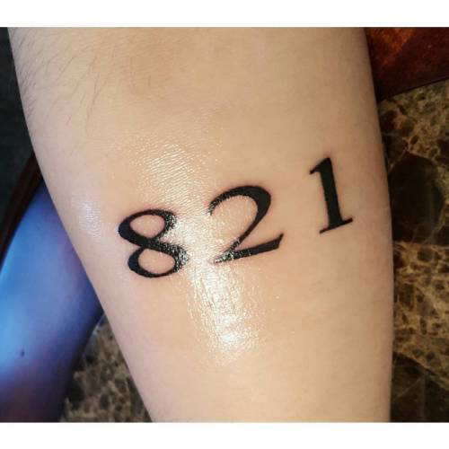 number tattoo on Tumblr