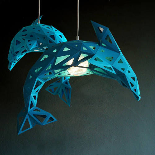 lesstalkmoreillustration - DIY Aquatic Lampshades By VasiliLights...