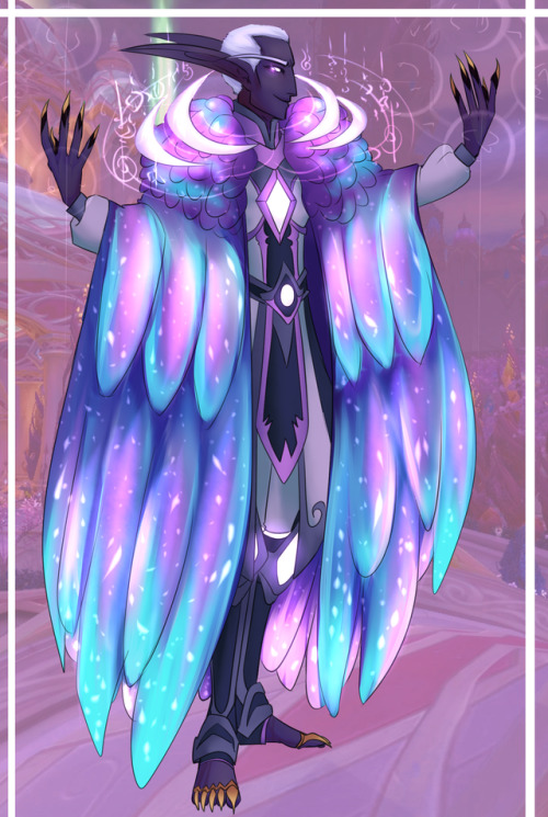 robinaa - i wanted a nightborne that looked like they’d straight...