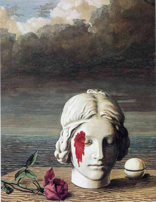 surrealism-love - Memory via Rene MagritteMedium - oil, canvas