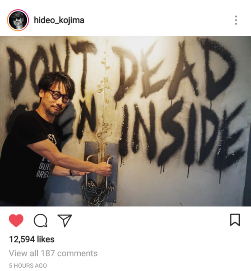 foosili - Hideo Kojima is the kind of person where I see a...