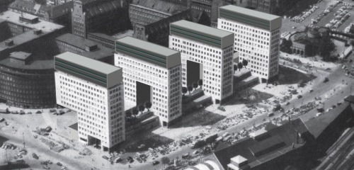 germanpostwarmodern - Multi-purpose complex “City-Hof”...
