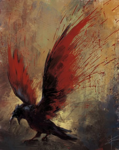 morbidfantasy21 - Blood Crow – fantasy conceptby...