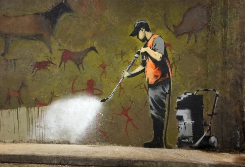 moodboardmix - Banksy “Graffiti Removal. Leake St, London by...