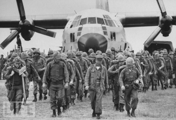 Image result for the first u.s. combat troops arrive in vietnam