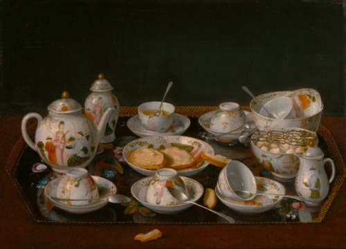 fawnvelveteen - Still-life - tea set, by Jean-Étienne Liotard,...