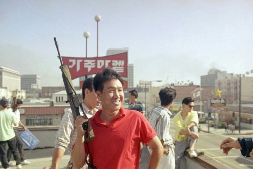 enrique262:Korean store owners during the 1992 Los Angeles...
