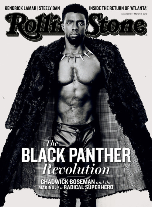 rollingstone - Black Panther star Chadwick Boseman appears on our...