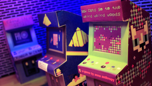 Reblogging my radio show to highlight the little arcade cabinets...