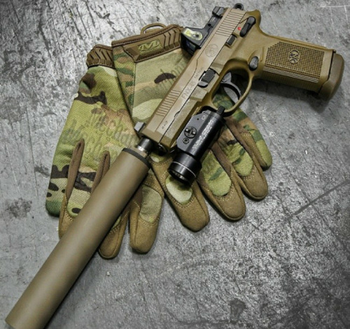 A foot long suppressor seems to defeat the purpose, especially...