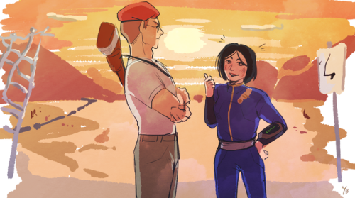 kaoruniikura - some fallout new vegas doodles and such from the...