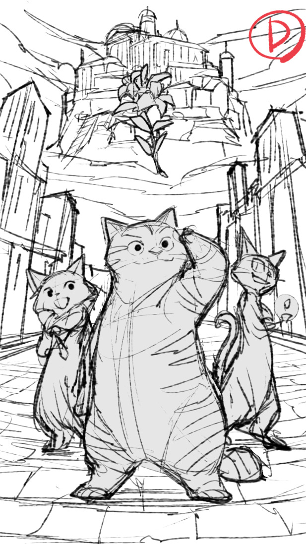 Here’s another concept worked up by Gurihiru for Catlantis presentation art