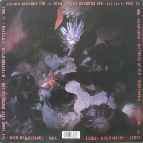 slafto - The Cure - Disintegration, 1989 Original LP.