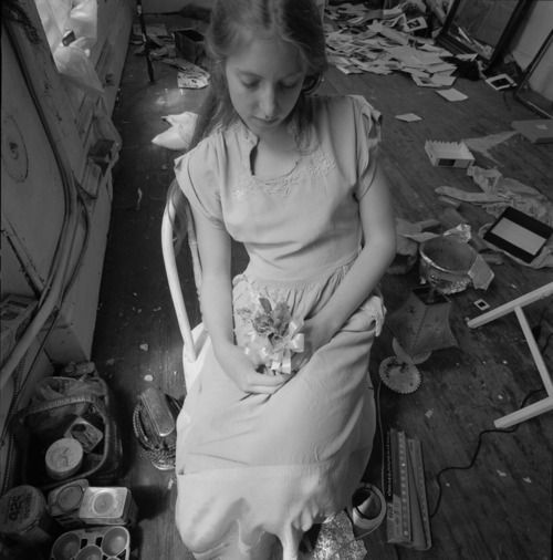 arterialtrees - Francesca Woodman In Her Studio, Providence, RI,...