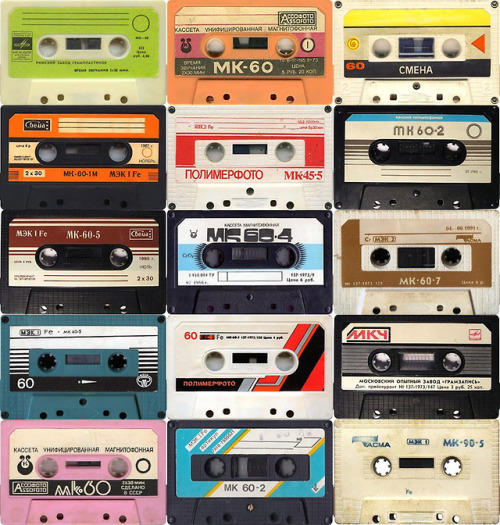 sovietpostcards - Cassette tapes made in the USSR (via this...