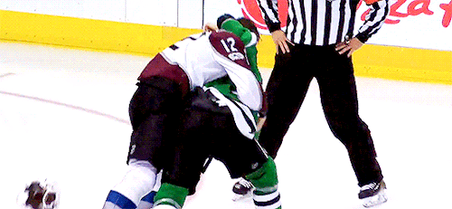 glovesdropped - tyler seguin’s first NHL fight | avalanche @...
