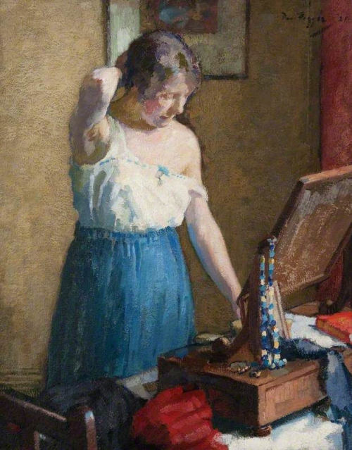 David Foggie - The Dressing Table (1934)Oil on canvas, 60 x 50...