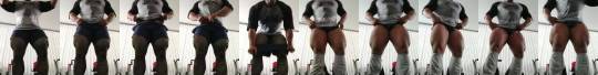 Charly Rodriguez Hernandez - Legs So Pumped And Bloated He Struggles To Strip Down
