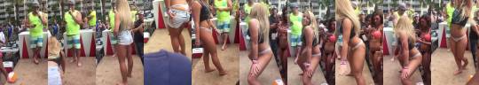 raw-clips:  College Babe Twerks at Spring porn pictures