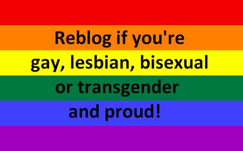 eu232 - bbexplorer - Reblog if you’re #gay, #lesbian, #bisexual...