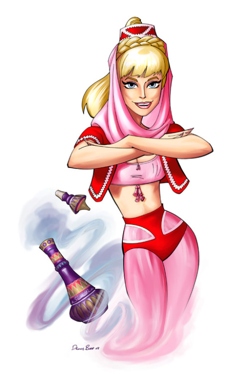 Comics Forever Comicbabe I Dream Of Jeannie ~by Dennis Budd